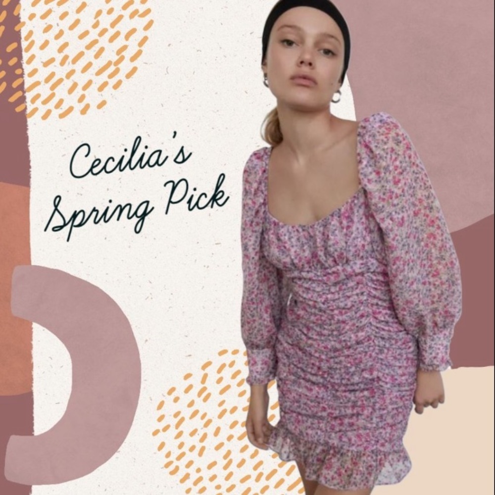 ZARA Floral Dress